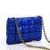 Lightning bag bag, long chain, blue color