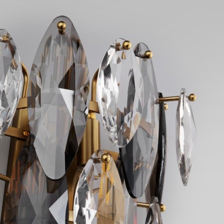 Wall lamp Bogate’s ONYX 372/2, E14, 2x40W, 260x180x290 mm, Color gold-3