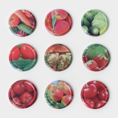 Conservation cover "Elite", TO-89 mm, screw, varnished, packaging 20 pcs, color mix-1
