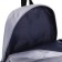 School backpack from textiles on lightning, 3 pockets, color gray color