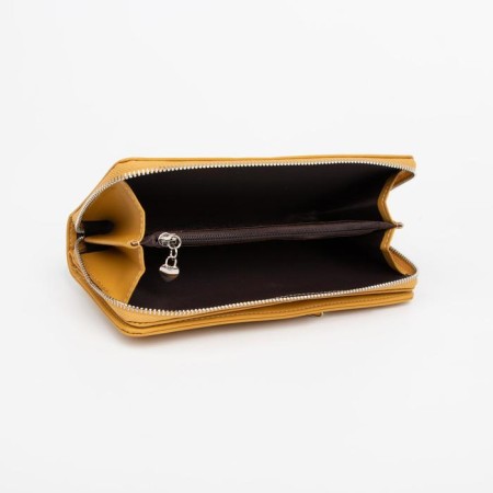 Women's wallet with lightning, yellow color-3