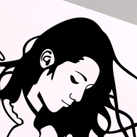 Stick 3D Interior girl 57*40cm-1