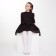 Pantyhose children, white color, height 134-140 cm