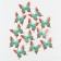 Decor for creativity "Butterfly Pestrushka", two -layer, set of 12 pcs., Size 1 pc. - 5 × 5 cm