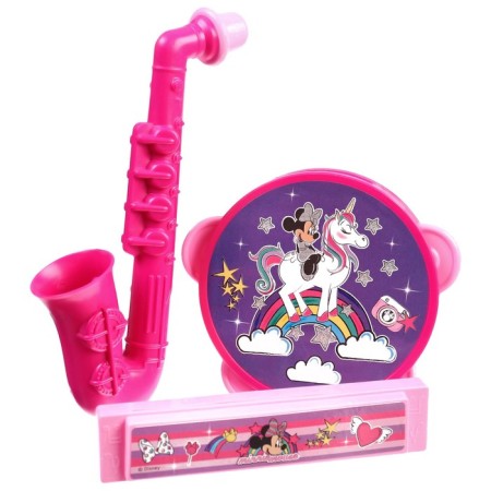 Musical instruments "Minnie Mouse", in a set of 3 items, pink color