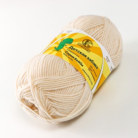 Yarn "Children's Fun" 20% microfiber, 80% acrylic 140m/50g (080 ecrew)-1
