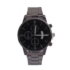 Men's wristwaters, D-3.8 cm, black watches, black watches