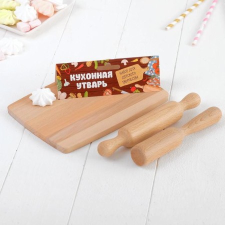 Set "Kitchen": board, rolling pin, crowding