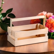 Wooden Kashpo 24.5 × 13.5 × 9 cm 