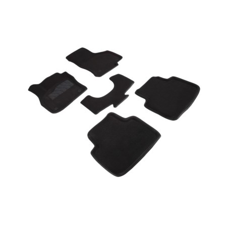 Pile rug for Skoda Superb III, 2015-, black
