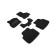 Pile rug for Skoda Superb III, 2015-, black