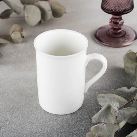 Porcelain mug Wilmax, 300 ml, white color