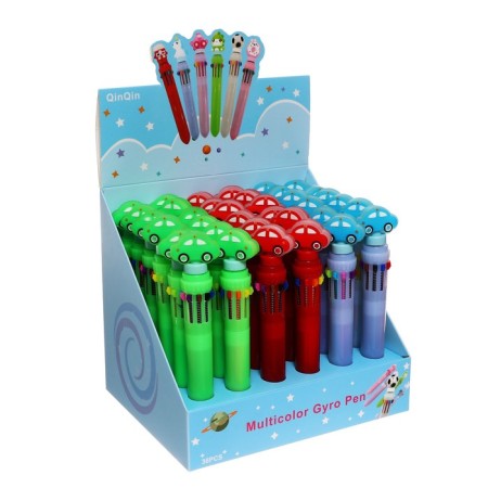 Handle Automatic Ball 10 Color, "Spinner Machine", Mix-4