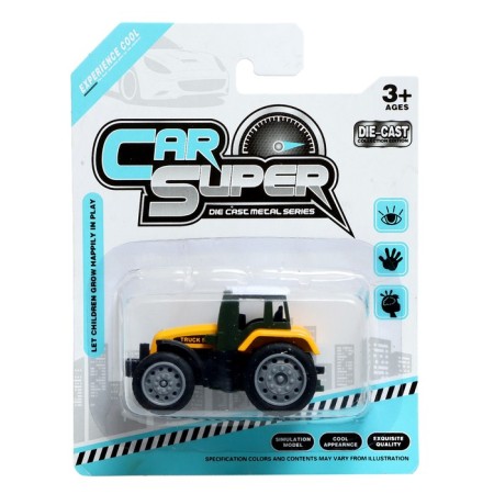 Metal tractor "Farmer", color mix-4