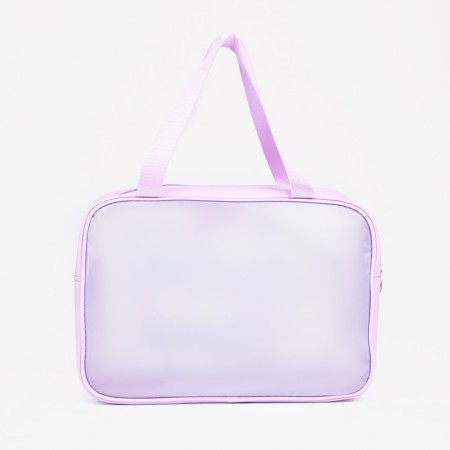 Lightning cosmetic bag, lilac color-1