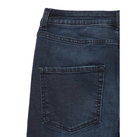Women's jeans with a high landing CONTE Elegant Straight, size M, color Blue-Black-6