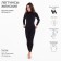 Female thermal underwear (leggings), black color, size 50-52 (l)