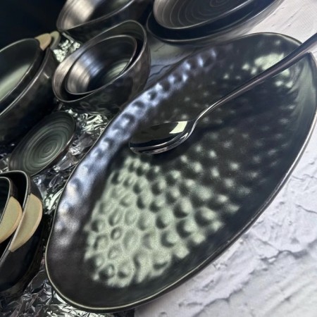 Set of dishes Lenardi Roca, oval, length 30.5 cm, 2 pcs