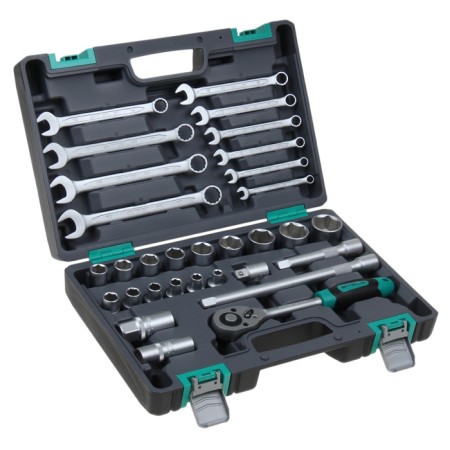 Stels 14102, 1/2 "instrument set, in a plastic case, 31 subject