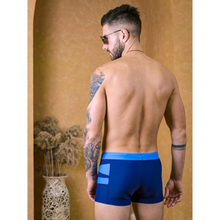Male bathing panties Alohamare, size 48, dark blue color, blue-6