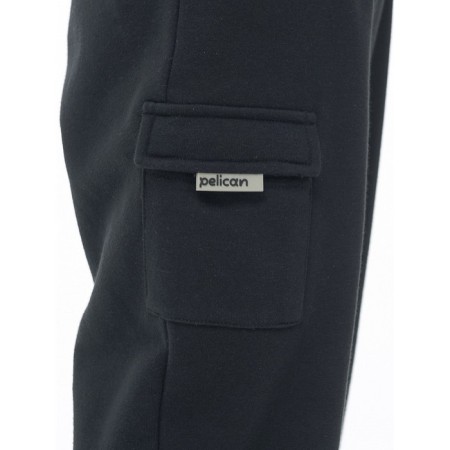 Pants for boys, height 86 cm, black color-4