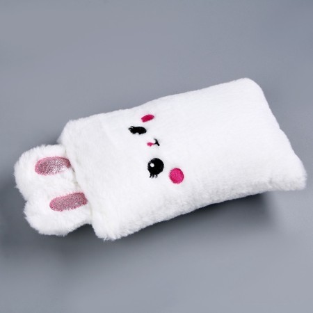 Penal School Soft "Bunny", 21 × 13 cm, plush, white color-4