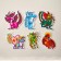 Magnetic set "Fairytale dragons"
