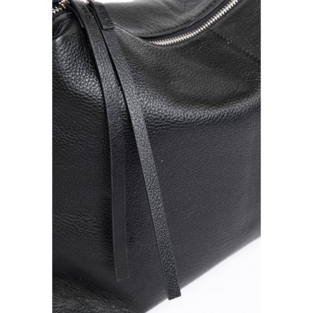 Sobo bag female, genuine leather, Ludor black, 40x13x25cm-2