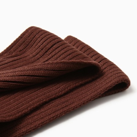 Women's scarf minku, Coffee color, 180*18-2