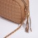 Cross-Bodi Bag on a zipper, beige color