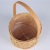 Wicker basket, sequoia, 20x12/26.5 cm, natural