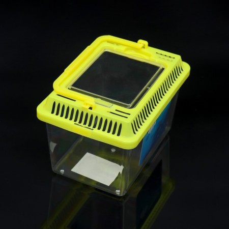 Rectangular carrying, 13.5 x 9.3 x 10 cm, yellow-2