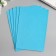 Foamiran "neon shine - blue" 2 mm A4 format (set of 5 sheets)