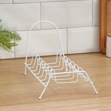 Supply stand, 28.5 × 14 × 16.5 cm, white color