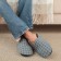 Male slippers, size 42-43, gray color