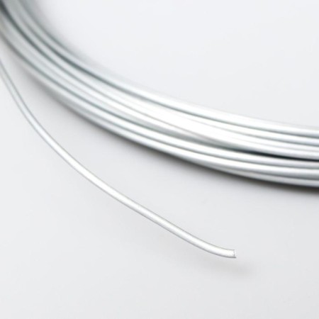 Wire for needlework "Astra" 1 mm, 10 m, dark silver-1