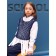 Knitted children's vests Amarobaby Mesh, height 152 cm, blue color