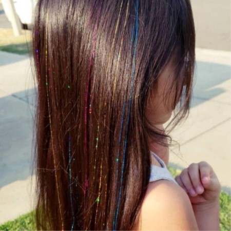 Hair strand shiny, 40 cm-5