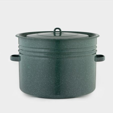 Enameled tank, 32 l, induction, green color