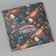 Cookie box, confectionery packaging with PVC lid, “best teacher”, 15 x 15 x 3 cm