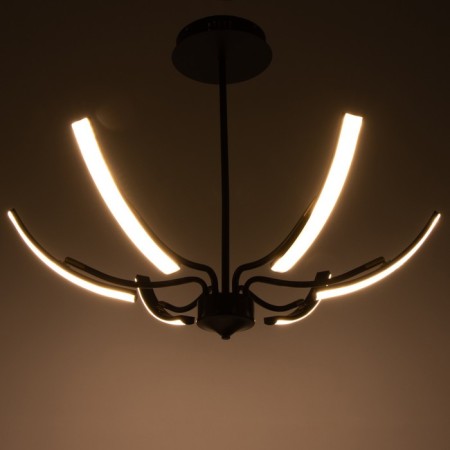 Люстра "Элеганс" LED 48Вт 3000-6000К черный 80х80х45 см BayerLux-4