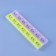Airman - Organizer "Week", English letters, 21 × 6 × 2 cm, morning/evening, 14 sections, color mix
