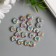 Crystal rhinestones in the DACs/silver "Astra" 8mm, 20pcs/pack, transparent