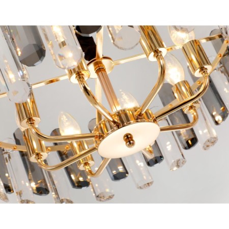 Crystal suspension chandelier ambrella like, Traditional, TR5304, E14, Color Gold-4