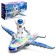 The gear aircraft, light and sound, works from batteries