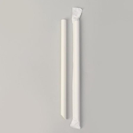 A cocktail tube, paper, in individual packaging, D = 1.2 cm