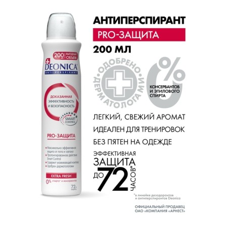 DEONICA PRO-Provision, spray, 200 ml antiperspirant