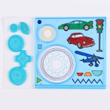 Stencil of stencil “Transport” with coloring