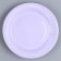 Disposable dishes: paper lavender plate, plain, 18 cm