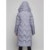 Coat insulated winter female, size 44, blue color